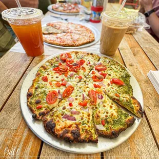 The Kitchen Garden pizza - yum!!