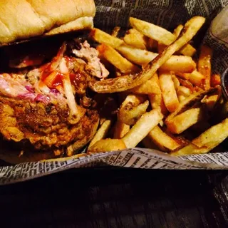 House Smoked Pulled Pork Sandwich