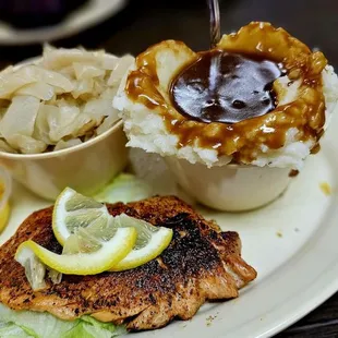 Grilled Blackened Salmon