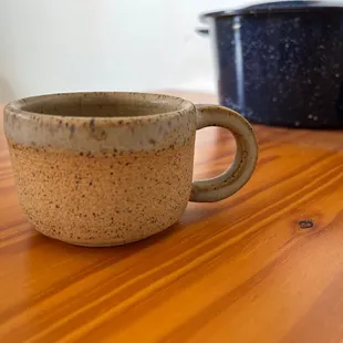 Ordered double espresso and loved the shot glasses. Great flavor and temperature was perfect.