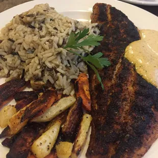 Blackened Red Snapper at Wilson Creek