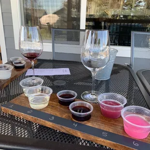 Wine/Wine slushee tasting