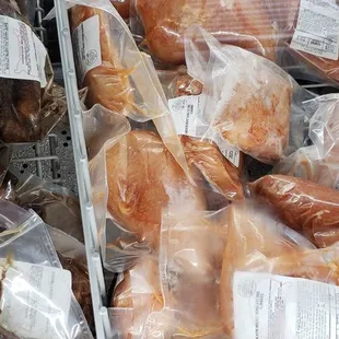 Marinated chicken breast.