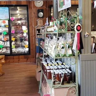 the inside of the store