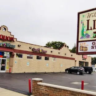 a liquor line wine store