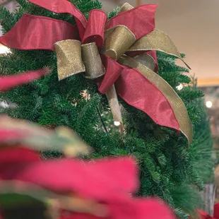 a custom wreath with classic accents