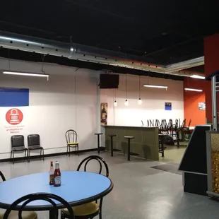 the interior of a restaurant