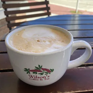 Hot Decaf white mocha