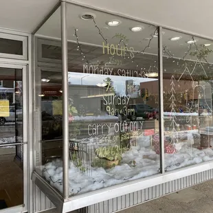 the outside of the store