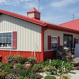 the outside of the building