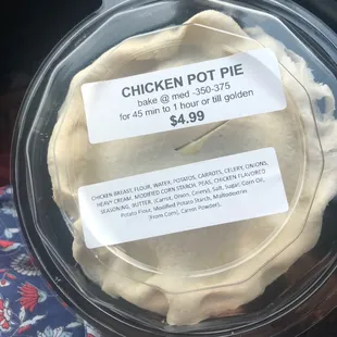 Frozen Pot Pies