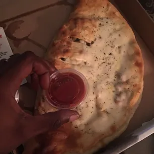 Sausage Calzone Large (feeds 2-3 people)