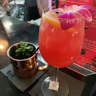 Holiday mule and pineapple vodka lemonade