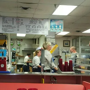Counter where you order.