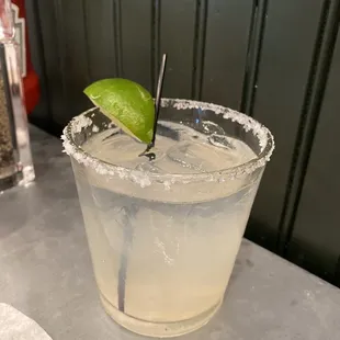 Top shelf margarita on the rocks, ROCKS!!!!