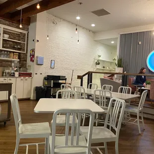 the dining area