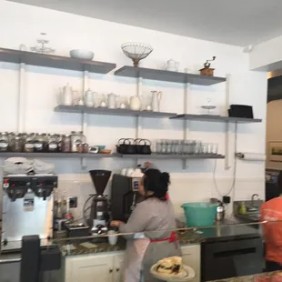 Busy staff with a fun assortment of goodies