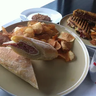 Italian, Reuben, cookie, diet coke, coffee...  22+tip