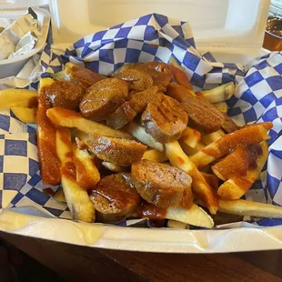 Currywurst Fries w/Curry Ketchup