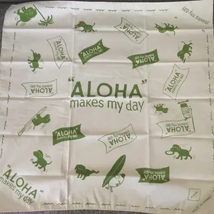 Aloha Makes My Day Bandana