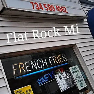 the front of a restaurant