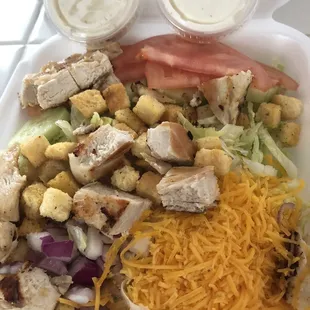 My grilled chicken salad