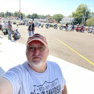 After my meal and a look at most of the bikes than was in my group. We had 35 bikes altogether.
