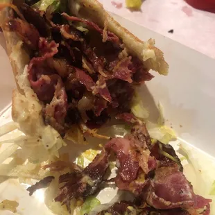 Super dry, crusty pastrami