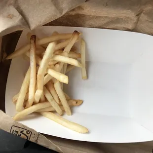 Tiny side of fries
