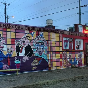 Outside mural