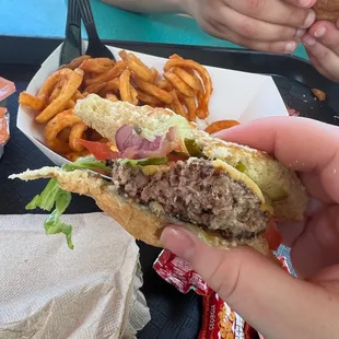 Wellington burger (just a regular cheese burger)