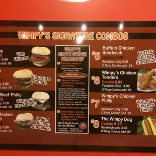 Combo options