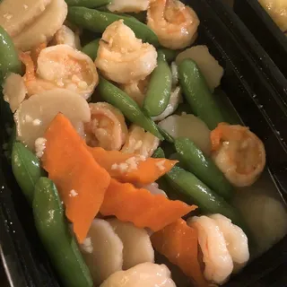 Prawns with Sweet Pea