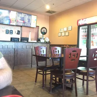 Interior definitely set up for to-go orders. No decor.