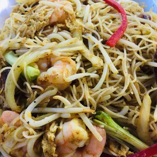 Singapore Curried Rice Noodle