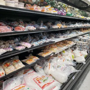 Pho noodles and meatballs