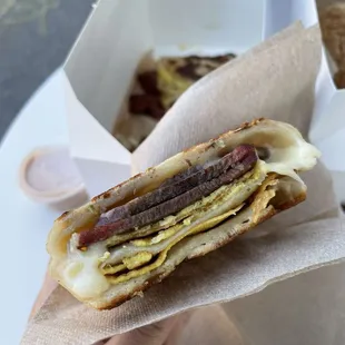 Pastrami Beef Tongue Sandwich