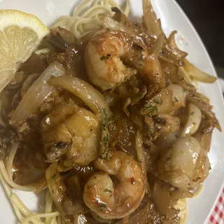Shrimp and Scallop Diablo