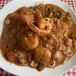 Scallop and Shrimp Bechamel