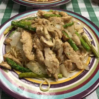 Chicken Asparagus with Garlic Butter White Wine Sauce