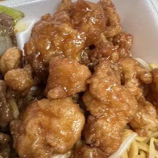 Orange chicken