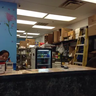 This is the whole place. No dine in. Carry out only.