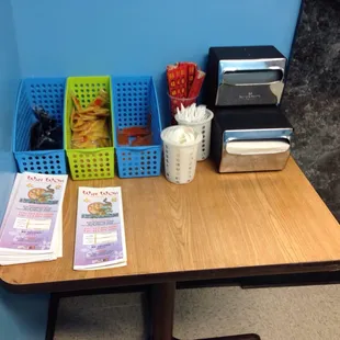 This is the whole place. No dine in. Carry out only.