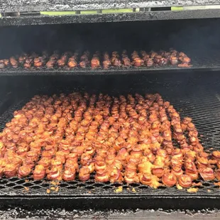 photo by owner, pig shots (Smoked sausage wrapped w/bacon and stuffed w/cream cheese)