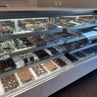 a display of chocolates