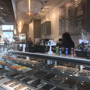 Inside area near counter