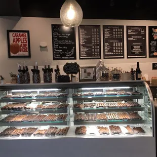 Chocolates and menus