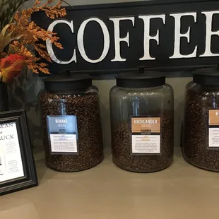 Variety of coffee beans to try