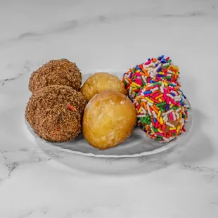 dough desserts, food, donuts