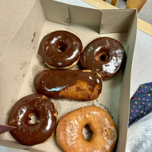 food, dough desserts, donuts